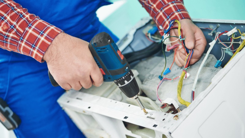 Yenimahalle Finlux Finlux çamaşır makinesi kart tamiri – Su almama arızası orijinal parça ile giderildi. - Teknik servis örneği